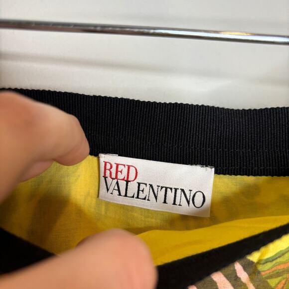 Red Valentino Floral Cotton Maxi Skirt - Picture 4 of 8